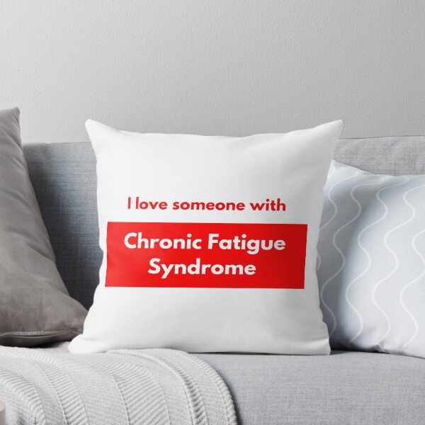 Item preview, I love someone with Chronic Fatigue Syndrome (Red Block) designed and sold by Chantelle  Spies.