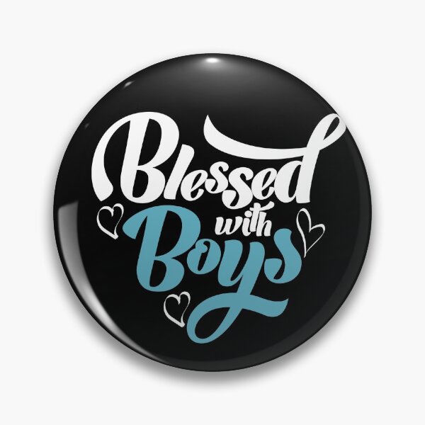 Item preview, Blessed with boys  designed and sold by GospelShirts.