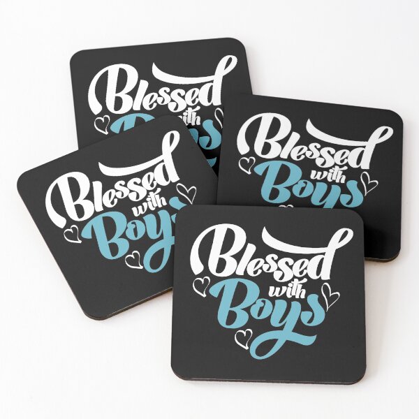 Item preview, Blessed with boys  designed and sold by GospelShirts.