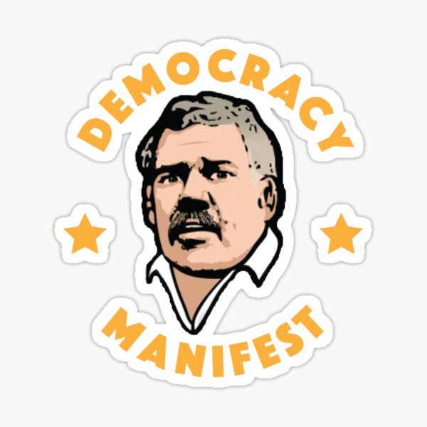 Manifeste de la démocratie Sticker