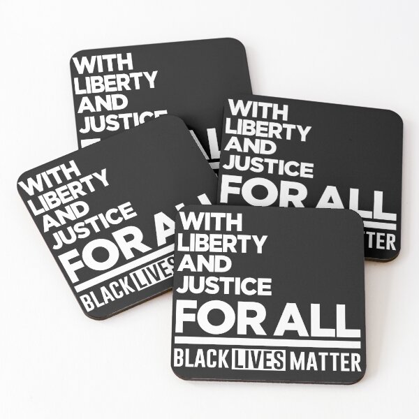 Item preview, With Liberty And Justice For All, Black Lives Matter, Daunte Wright designed and sold by JohnPhelan22.