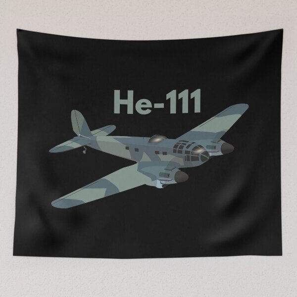 Aperçu de l'œuvre Heinkel He 111 avion bombardier allemand WW2 créée et vendue par NorseTech.
