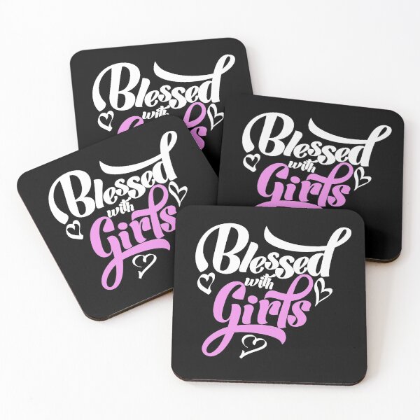 Item preview, Blessed with girls  designed and sold by GospelShirts.