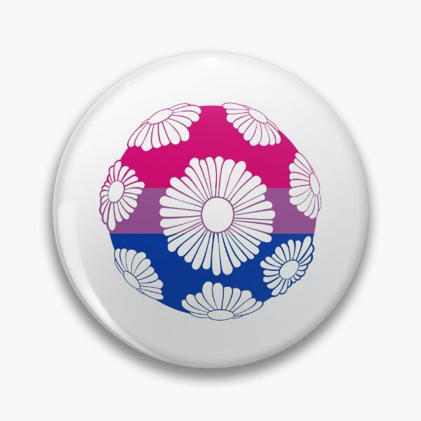 Item preview, Bisexual Flag Daisy Globe designed and sold by everything4eva.