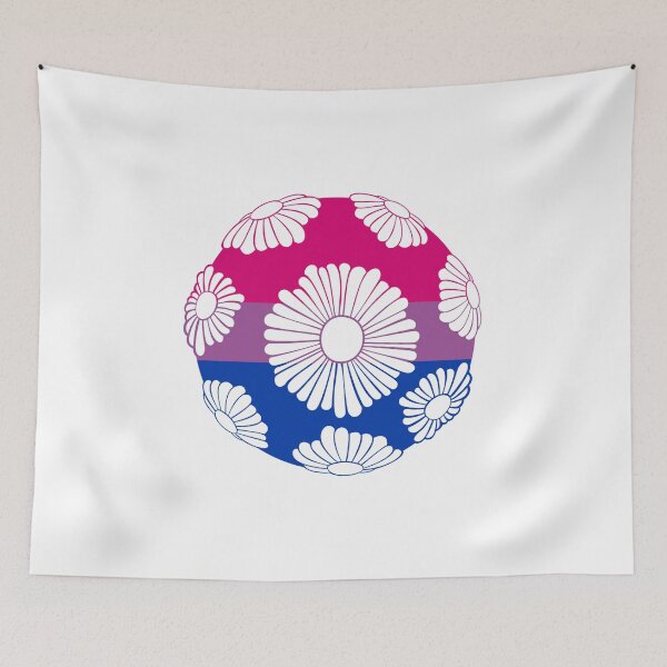 Item preview, Bisexual Flag Daisy Globe designed and sold by everything4eva.