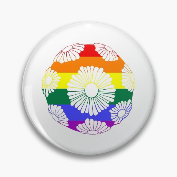 Item preview, LGBT Flag Daisy Globe designed and sold by everything4eva.