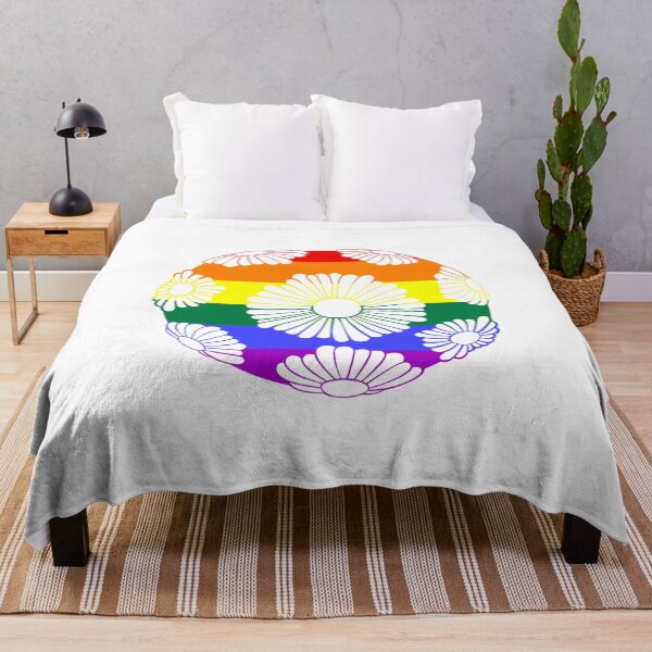Item preview, LGBT Flag Daisy Globe designed and sold by everything4eva.