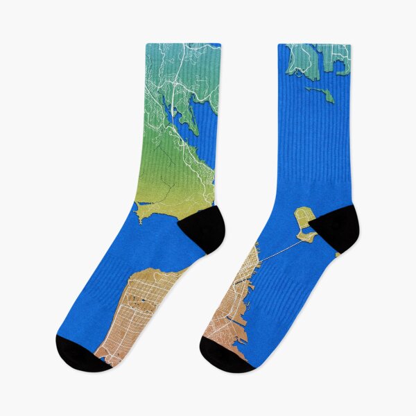 Item preview, San Francisco California Map Rainbow Art LGTBQ designed and sold by Wizardofpizza.