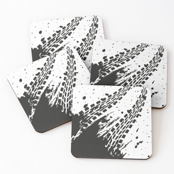 Item preview, Distressed tire tracks designed and sold by Tanysl.