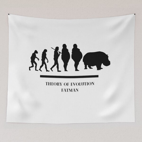 Item preview, Theory Of Evolution Fatman designed and sold by anita-melati97.