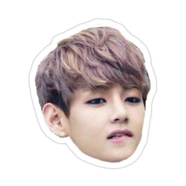 bts v sticker stickers by heyitsirene redbubble