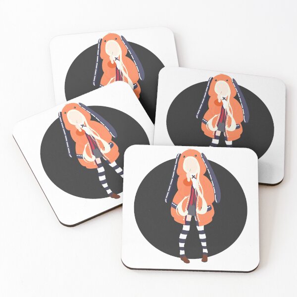 Item preview, Runa Yomozuki - Kakegurui minimalist anime print - dark version  designed and sold by AnimeDesignX.