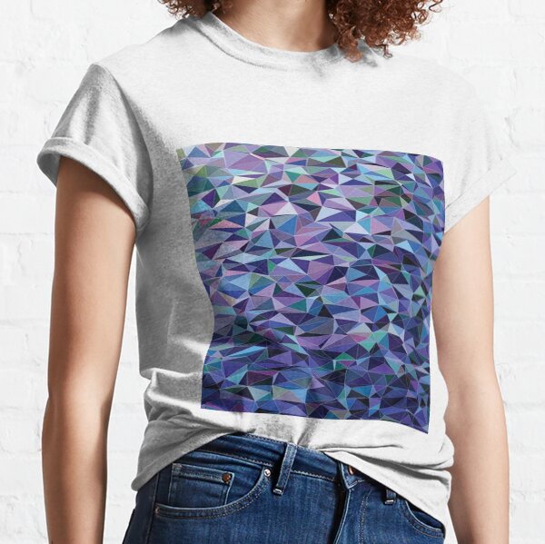 Aperçu de l'œuvre Motif géométrique bleu créée et vendue par cutehappiness.