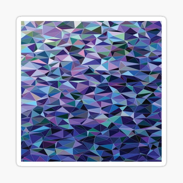 Aperçu de l'œuvre Motif géométrique bleu créée et vendue par cutehappiness.