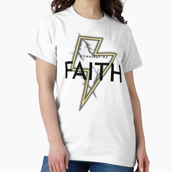 Item preview, powerful by faith black designed and sold by kyds.
