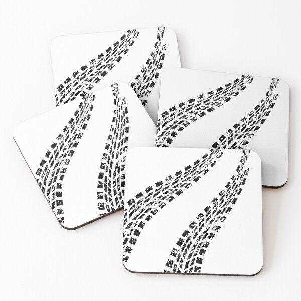 Item preview, Distressed tire tracks designed and sold by Tanysl.
