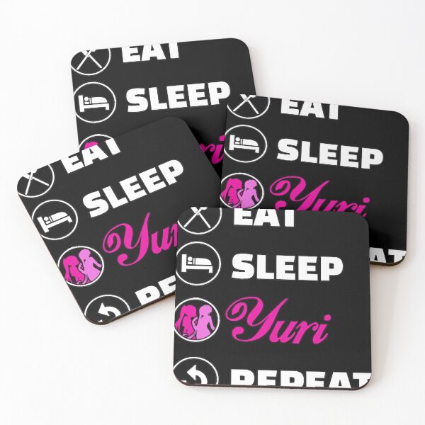 Item preview, Eat sleep yuri repeat designed and sold by HumbleShirt.