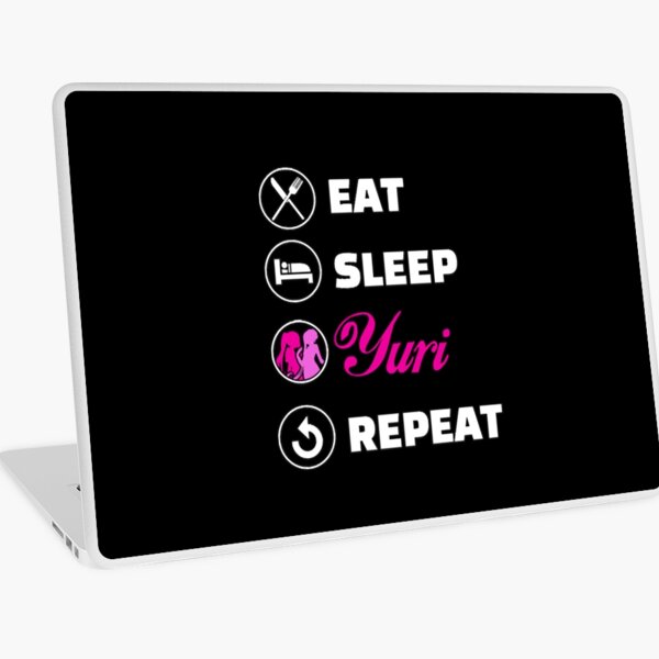 Item preview, Eat sleep yuri repeat designed and sold by HumbleShirt.
