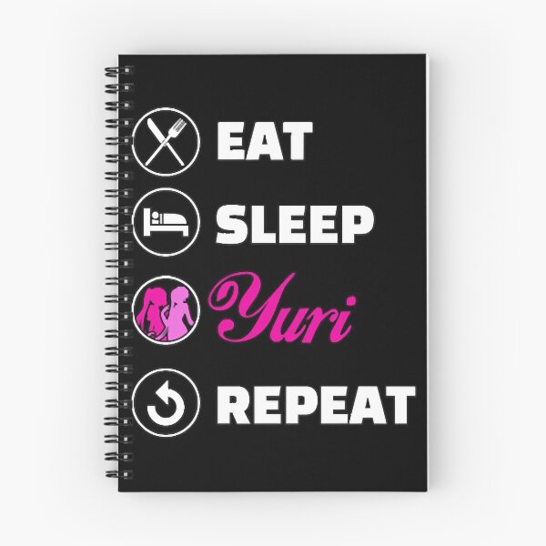 Item preview, Eat sleep yuri repeat designed and sold by HumbleShirt.