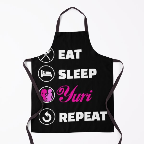 Item preview, Eat sleep yuri repeat designed and sold by HumbleShirt.