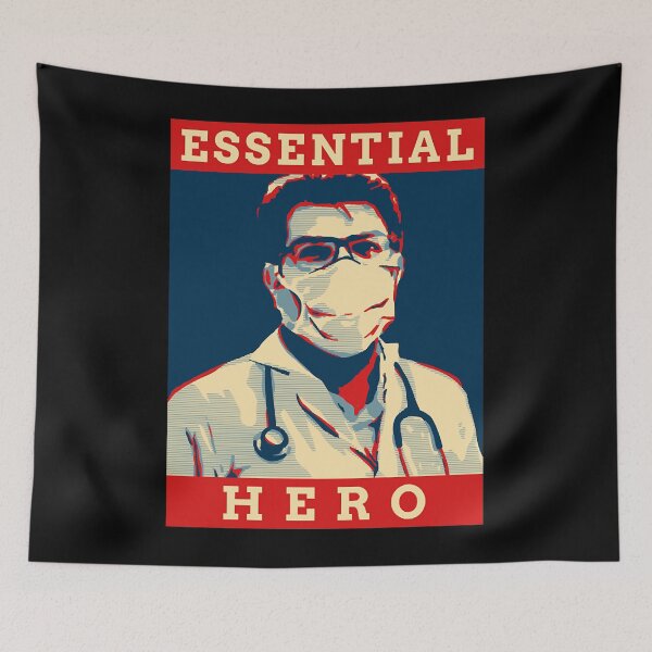 Item preview, political-style-t-shirt-design-featuring-a-doctor-illustration  designed and sold by ambro97.