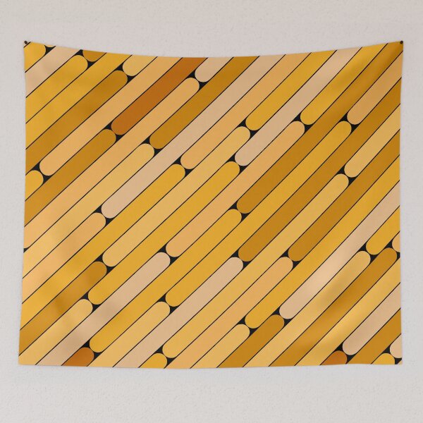 Item preview, Loquat Color Diagonal Pattern designed and sold by MagicSpread.