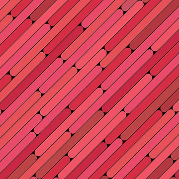 Artwork thumbnail, Lychee Color Diagonal Pattern by MagicSpread