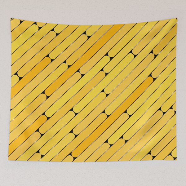 Item preview, Mango Color Diagonal Pattern designed and sold by MagicSpread.