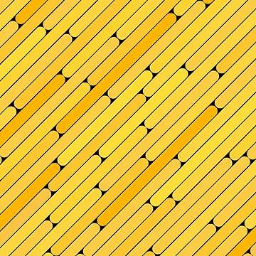 Artwork thumbnail, Mango Color Diagonal Pattern by MagicSpread