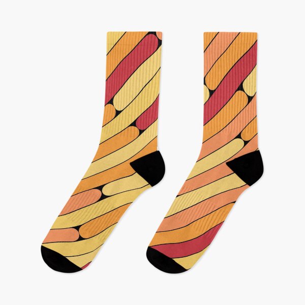Item preview, Nectarine Color Diagonal Pattern designed and sold by MagicSpread.