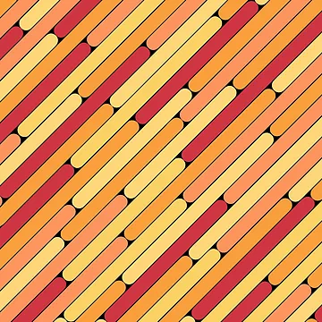 Artwork thumbnail, Nectarine Color Diagonal Pattern by MagicSpread
