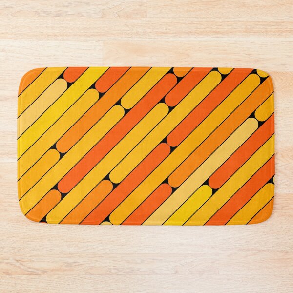 Item preview, Orange Color Diagonal Pattern designed and sold by MagicSpread.