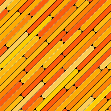 Artwork thumbnail, Orange Color Diagonal Pattern by MagicSpread