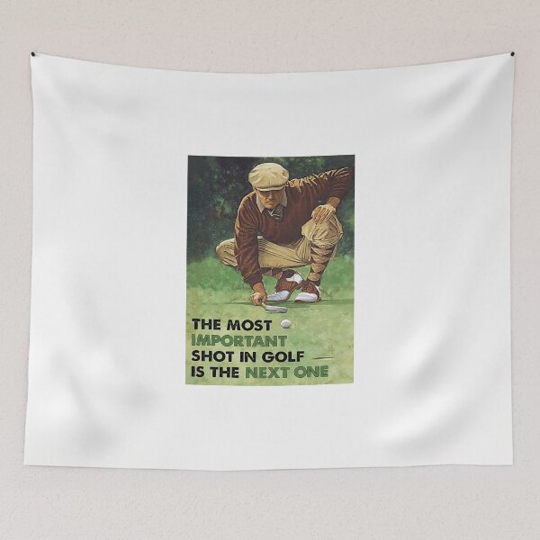 Item preview, Aiming The Most Important Shot In Golf Is The Next One Poster designed and sold by Wisniewska-03.