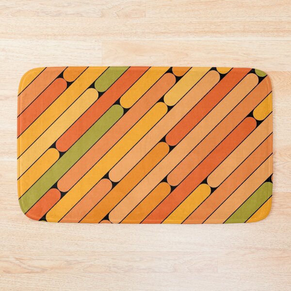 Item preview, Papaya Color Diagonal Pattern designed and sold by MagicSpread.