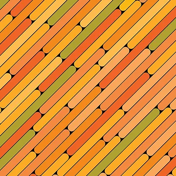 Artwork thumbnail, Papaya Color Diagonal Pattern by MagicSpread