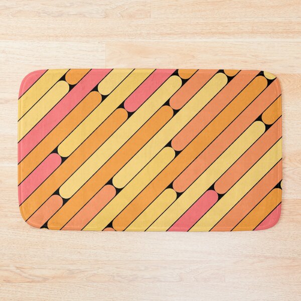 Item preview, Peach Color Diagonal Pattern designed and sold by MagicSpread.
