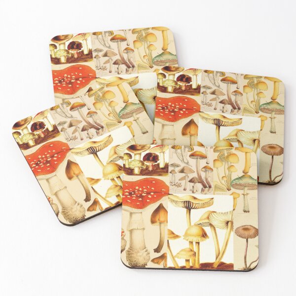 Item preview, Oldish Vintage Mushroom Montage Set #1 designed and sold by Krispsm.