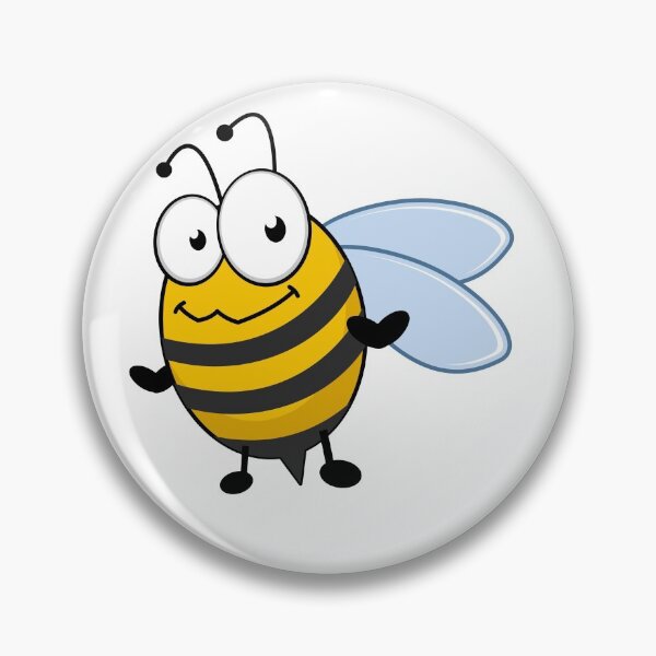 Item preview, cute wholesome bee designed and sold by DevDn.