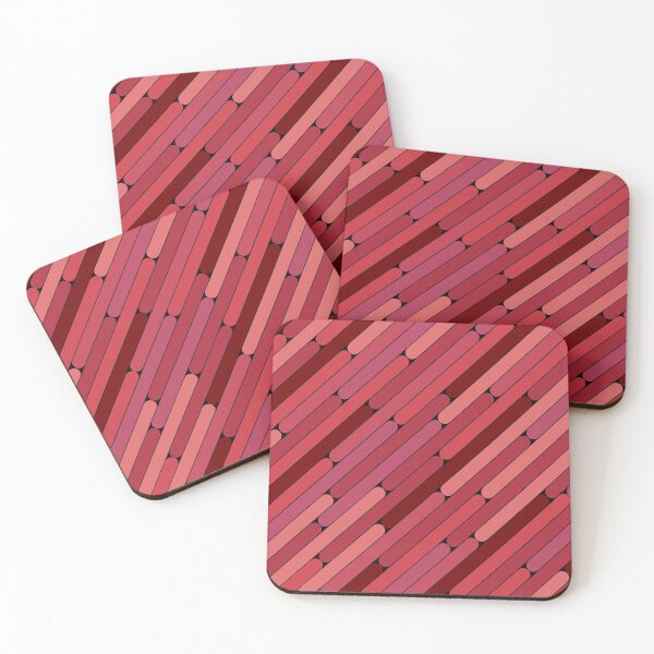 Item preview, Pomegranate Color Diagonal Pattern designed and sold by MagicSpread.