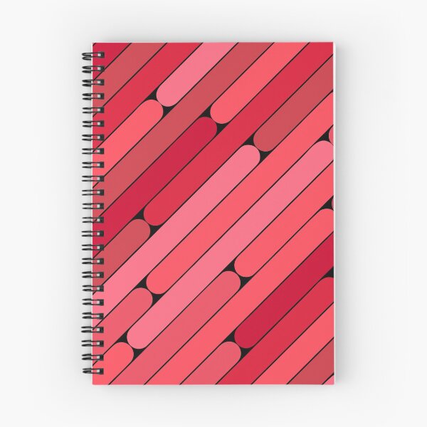 Item preview, Raspberry Color Diagonal Pattern designed and sold by MagicSpread.