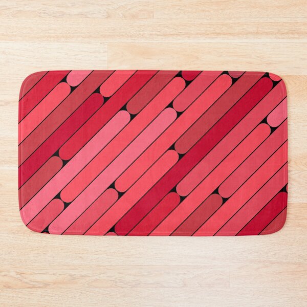Item preview, Raspberry Color Diagonal Pattern designed and sold by MagicSpread.