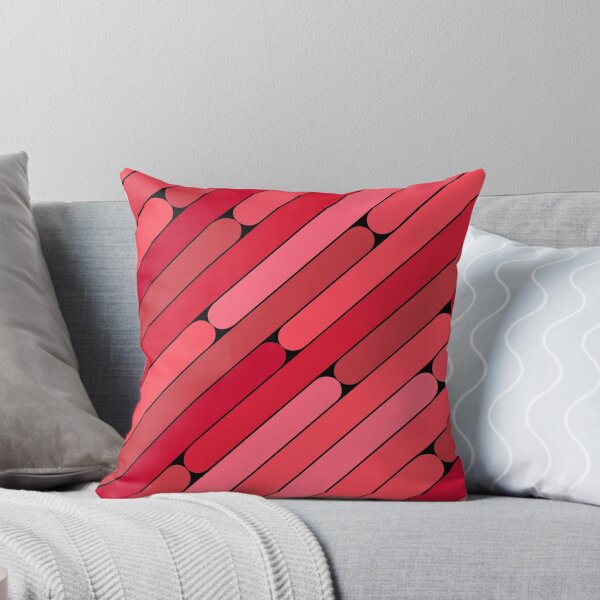 Item preview, Raspberry Color Diagonal Pattern designed and sold by MagicSpread.