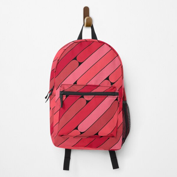 Item preview, Raspberry Color Diagonal Pattern designed and sold by MagicSpread.