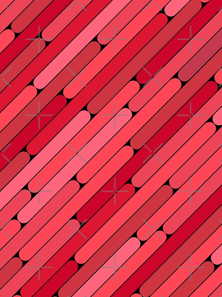 Thumbnail 5 of 5, A-Line Dress, Raspberry Color Diagonal Pattern designed and sold by MagicSpread.
