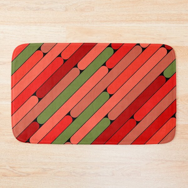 Item preview, Strawberry Color Diagonal Pattern designed and sold by MagicSpread.