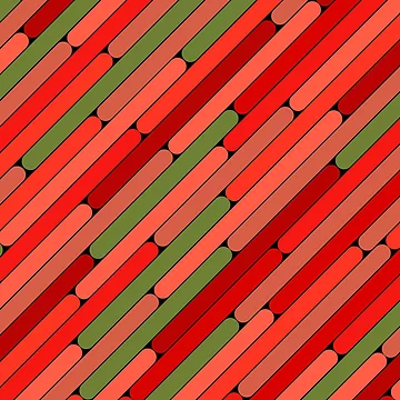 Artwork thumbnail, Strawberry Color Diagonal Pattern by MagicSpread