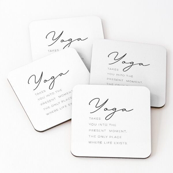 Item preview, Yoga takes you into the present moment designed and sold by wisemagpie.