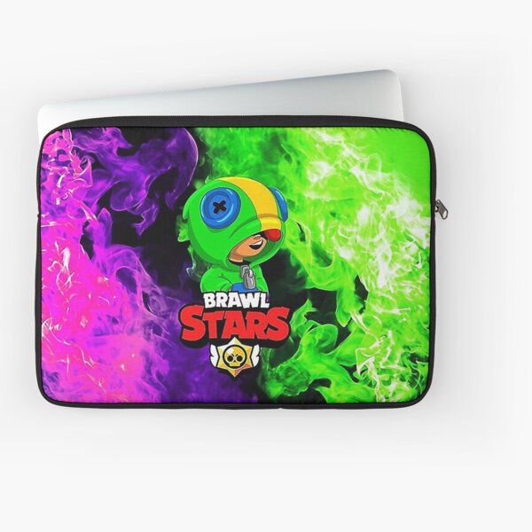 Leon Brawl Stars Laptop Sleeves Redbubble - bones do brawl stars