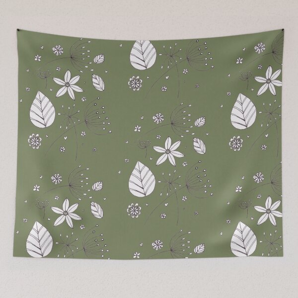 Item preview, Florals in sage green designed and sold by BlueTulip20.